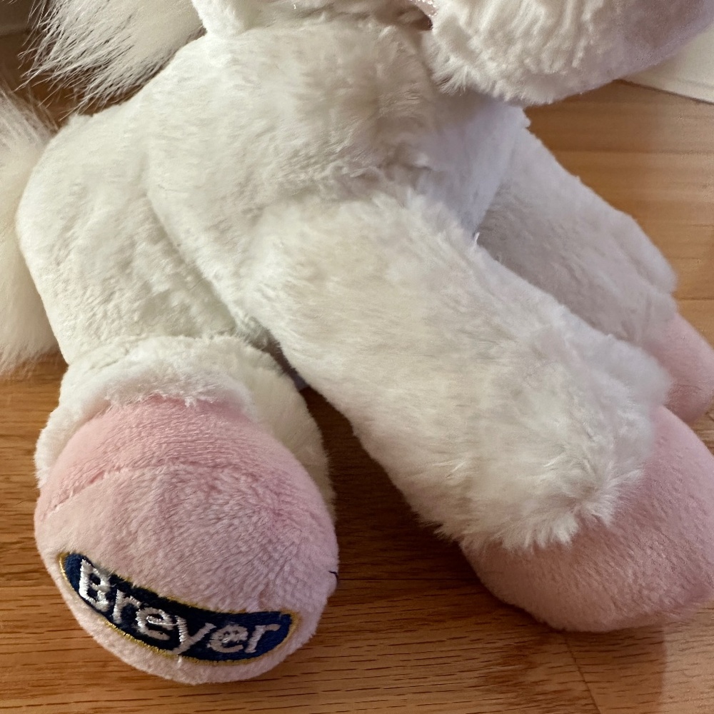 NWT Breyer Bridle Buddies Plush Unicorn White Pink - Picture 6 of 12
